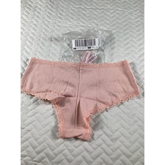 Victorias Secret Womens 2-Pack Cheeky Panties With Embroidered Logo size M New - Picture 6 of 10